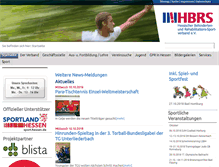 Tablet Screenshot of hbrs.de